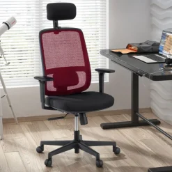 Sedia Ufficio Professionale Kaito white con poggiatesta