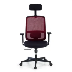 Sedia Ufficio Professionale Kaito white con poggiatesta