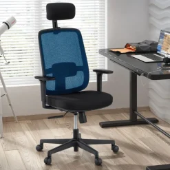 Sedia Ufficio Professionale Kaito white con poggiatesta