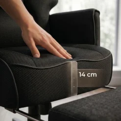 Sedia ufficio robusta MaxComfort XXL, fino a180 kg, per uso intensivo