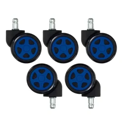 Set di Ruote Gaming 11x60mm, Protezione per i pavimenti