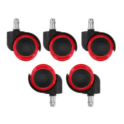 Set di Ruote Gaming 11x50mm, Rivestimento in gomma