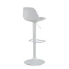 Sgabello alto Norway con gambe in metallo, design moderno