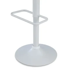 Sgabello alto Norway con gambe in metallo, design moderno