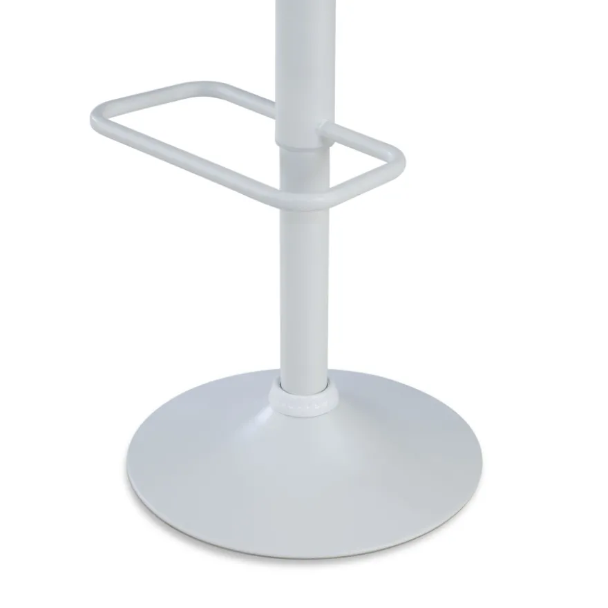 Sgabello alto Norway con gambe in metallo, design moderno