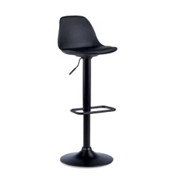 Sgabello alto Norway con gambe in metallo, design moderno