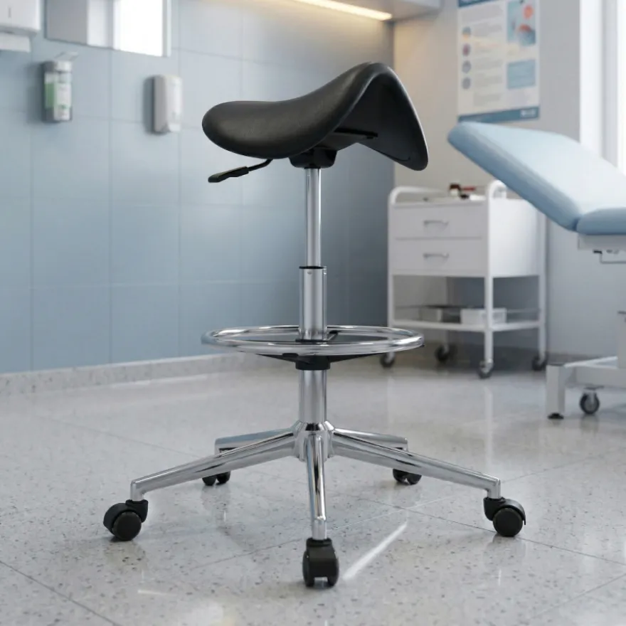 Sgabello da Lavoro ergonomico, sedile a sella