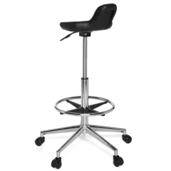 Sgabello da lavoro MaxWork 41, Con Poggiapiedi, regolabile