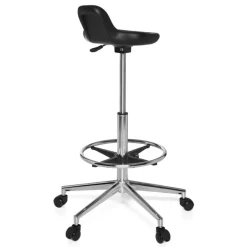 Sgabello da lavoro MaxWork 41, Con Poggiapiedi, regolabile