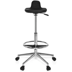 Sgabello da lavoro MaxWork 41, Con Poggiapiedi, regolabile