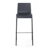 Sgabello da ufficio con schienale Alea, seduta ergonomica