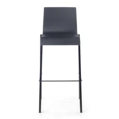 Sgabello da ufficio con schienale Alea, seduta ergonomica