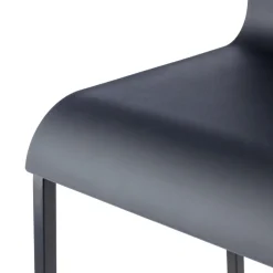 Sgabello da ufficio con schienale Alea, seduta ergonomica
