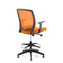 Sgabello da Ufficio ergonomico con Braccioli Dama