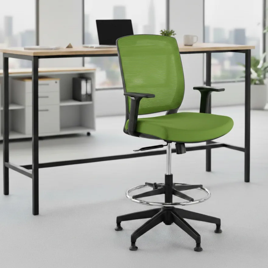 Sgabello da Ufficio ergonomico con Braccioli Dama
