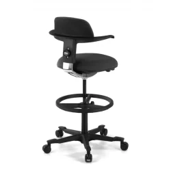 Sgabello da Ufficio Ergonomico Erghos, sedile reclinabile, girevole