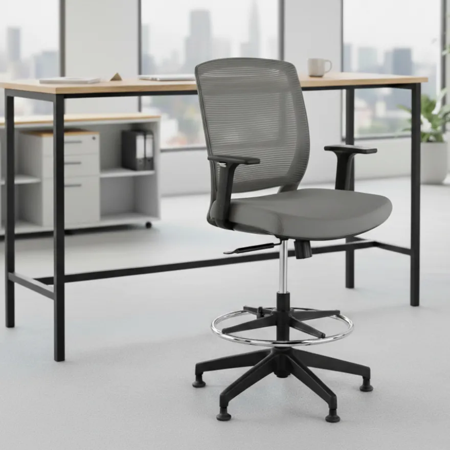 Sgabello da Ufficio ergonomico con Braccioli Dama