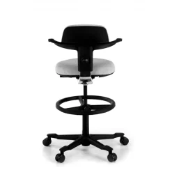 Sgabello da Ufficio Ergonomico Erghos, sedile reclinabile, girevole
