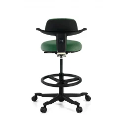 Sgabello da Ufficio Ergonomico Erghos, sedile reclinabile, girevole
