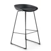 Sgabello da ufficio Helsinki, design scandinavo, gambe in metallo