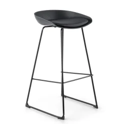 Sgabello da ufficio Helsinki, design scandinavo, gambe in metallo