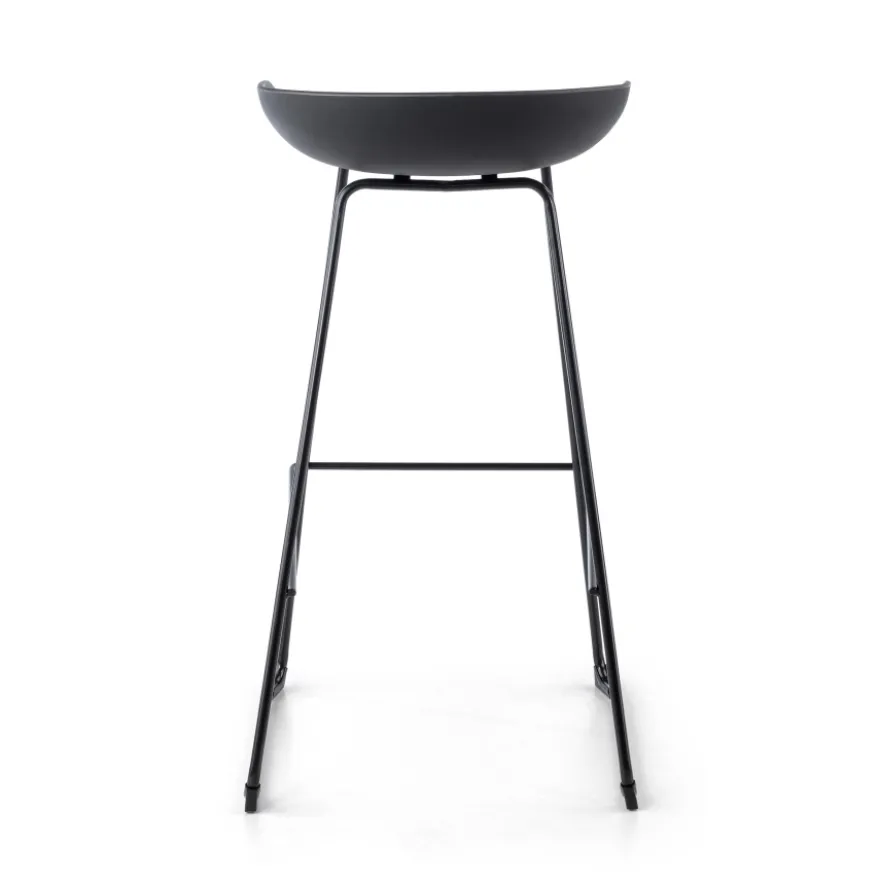 Sgabello da ufficio Helsinki, design scandinavo, gambe in metallo