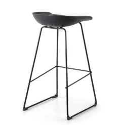 Sgabello da ufficio Helsinki, design scandinavo, gambe in metallo