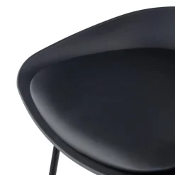Sgabello da ufficio Helsinki, design scandinavo, gambe in metallo