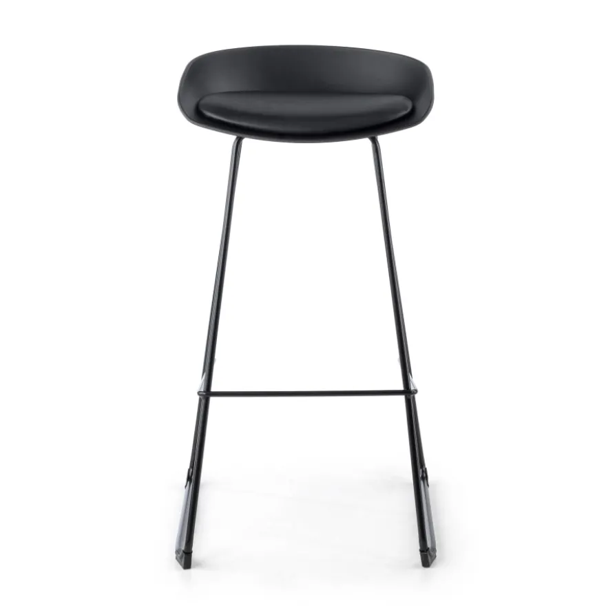 Sgabello da ufficio Helsinki, design scandinavo, gambe in metallo