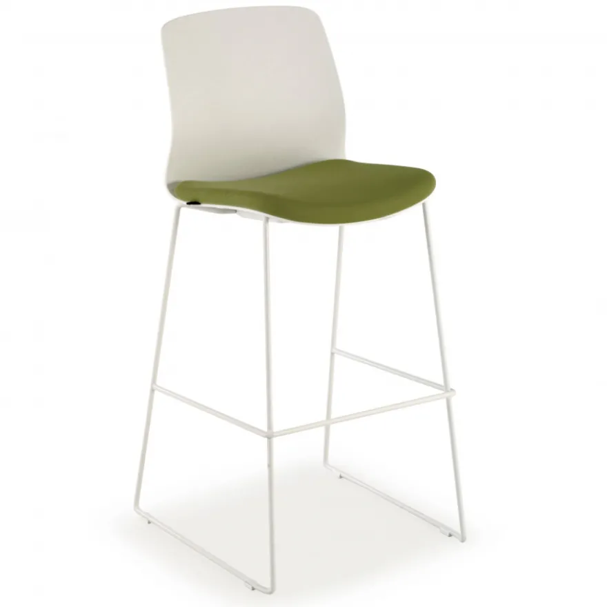 Sgabello da Ufficio Swing, Design elegante, Gambe in metallo