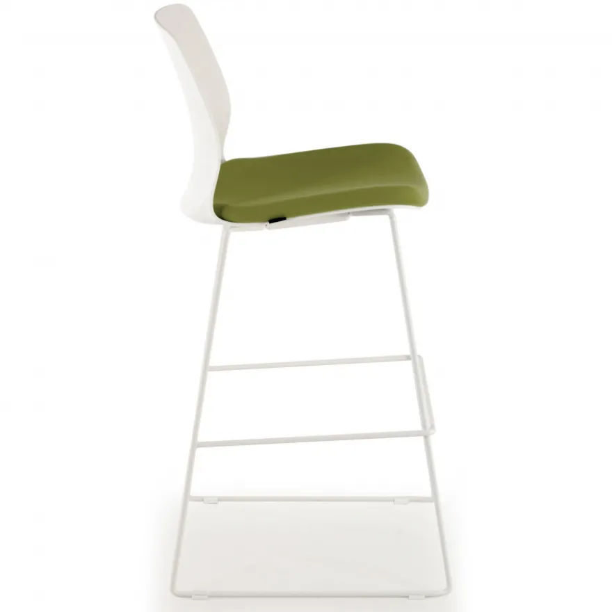 Sgabello da Ufficio Swing, Design elegante, Gambe in metallo