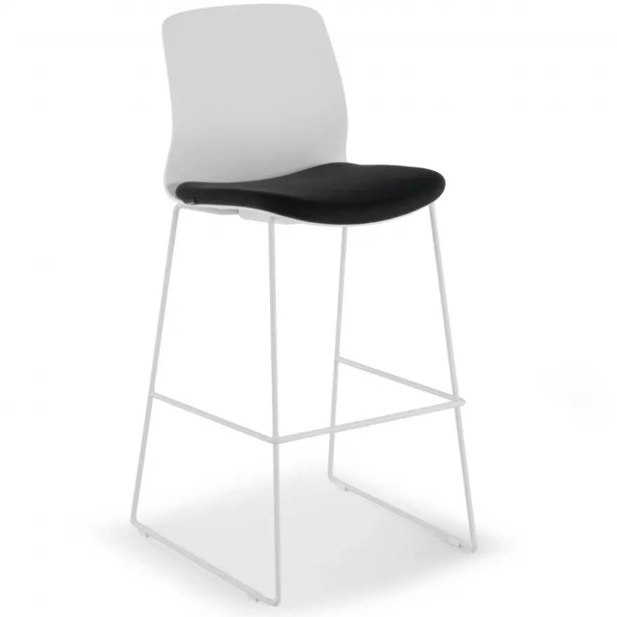 Sgabello da Ufficio Swing, Design elegante, Gambe in metallo