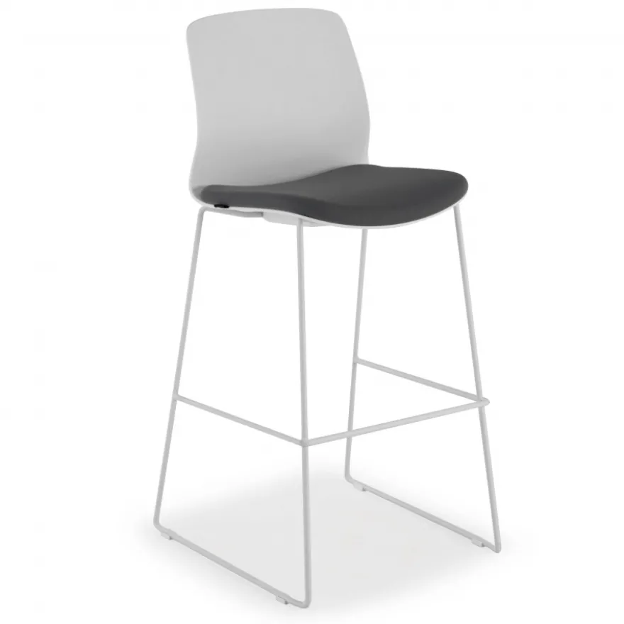 Sgabello da Ufficio Swing, Design elegante, Gambe in metallo