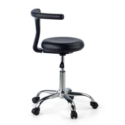 Sgabello medico dentista per clinica, estetista, schienale ergonomico