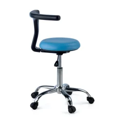Sgabello medico dentista per clinica, estetista, schienale ergonomico