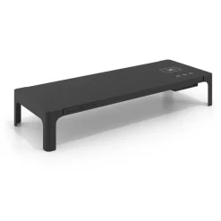 Supporto monitor con caricatore wireless + USB Eon