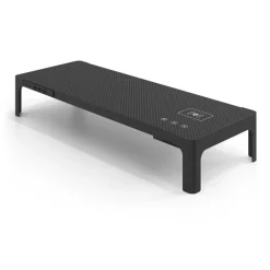 Supporto monitor con caricatore wireless + USB Eon