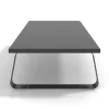 Supporto monitor da scrivania, base in acciaio