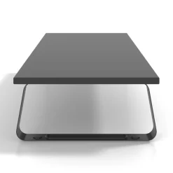 Supporto monitor da scrivania, base in acciaio