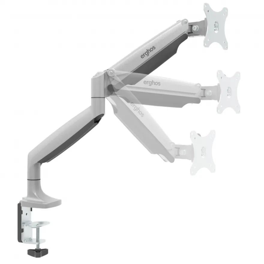 Supporto monitor Erghos, braccio monitor alluminio