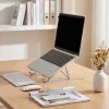 Supporto per laptop pieghevole in alluminio, regolabile su 6 altezze