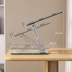 Supporto per laptop pieghevole in alluminio