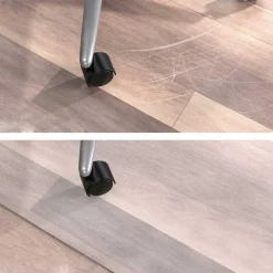 Tappeto Sedia da Ufficio rettangolare in PVC trasparente