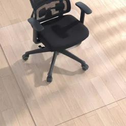 Tappeto Sedia da Ufficio rettangolare in PVC trasparente