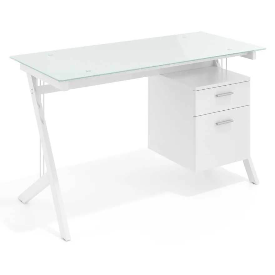 Tavolo per computer Oasis con cassetti sospesi